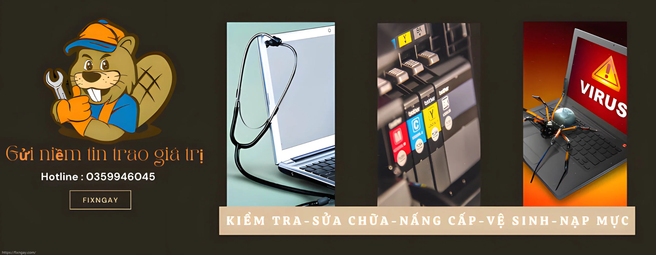 Fixngay-Thông tin liên hệ sửa laptop quận 11