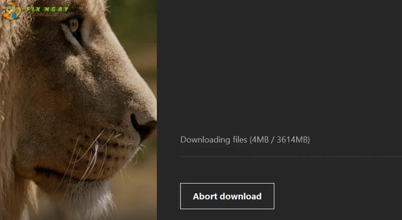 ABORT DOWNLOAD