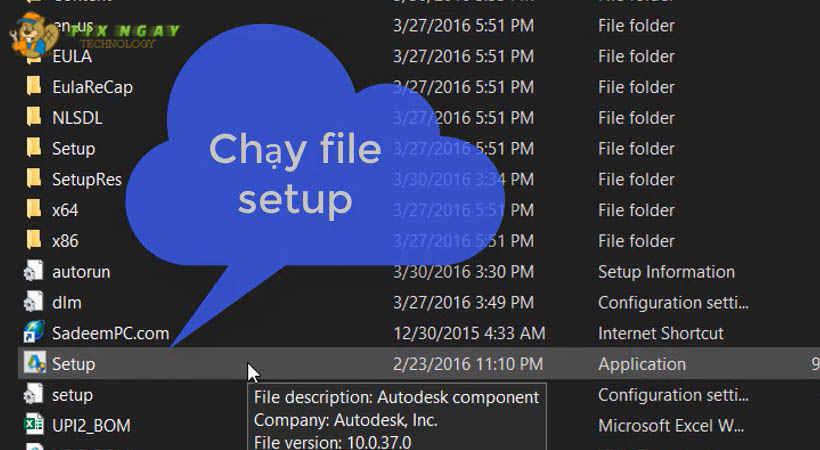 Chạy file Setup sau khi tải 3DS MAX 2024