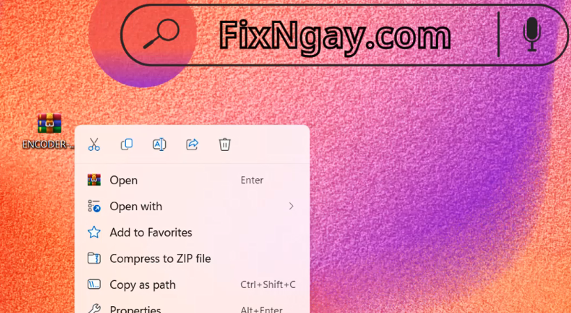 Giải nén file tải Encoder 2022