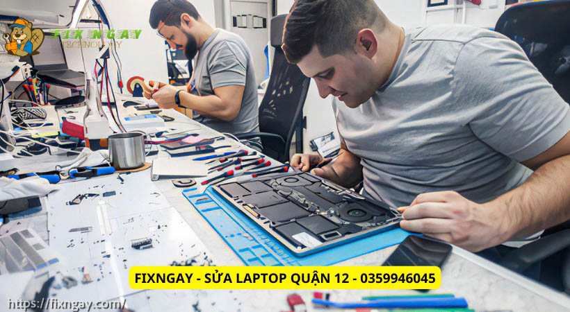 ịch vụ sửa laptop quận 12 của fixngay