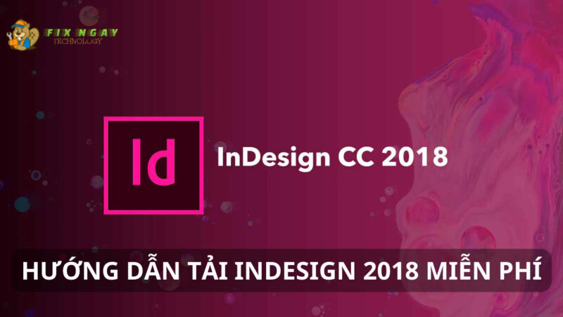 Giao diện indesign 2018